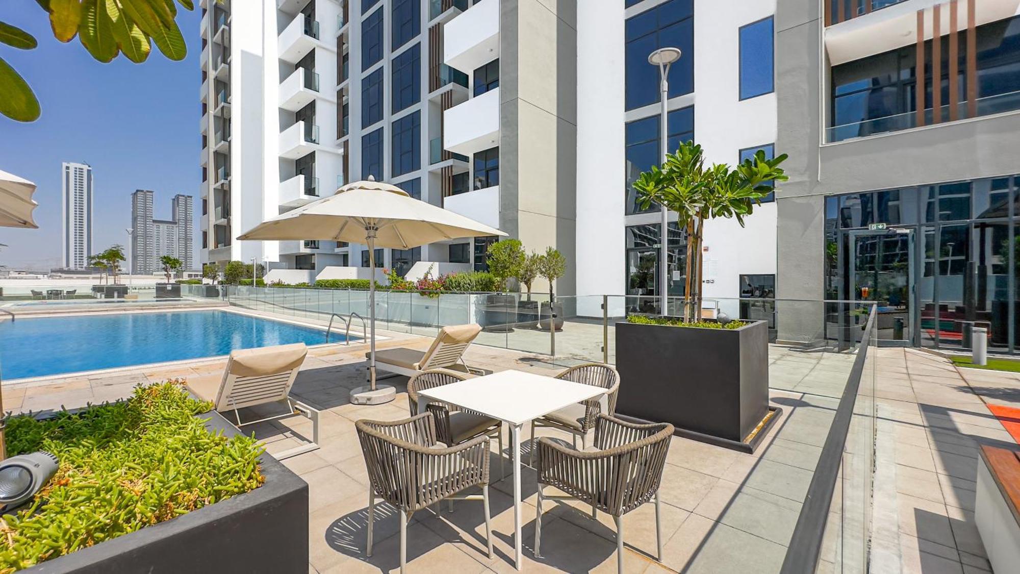 Escape24 Stylish Studio Azizi Riviera 8 Meydan One Dubai Exterior foto