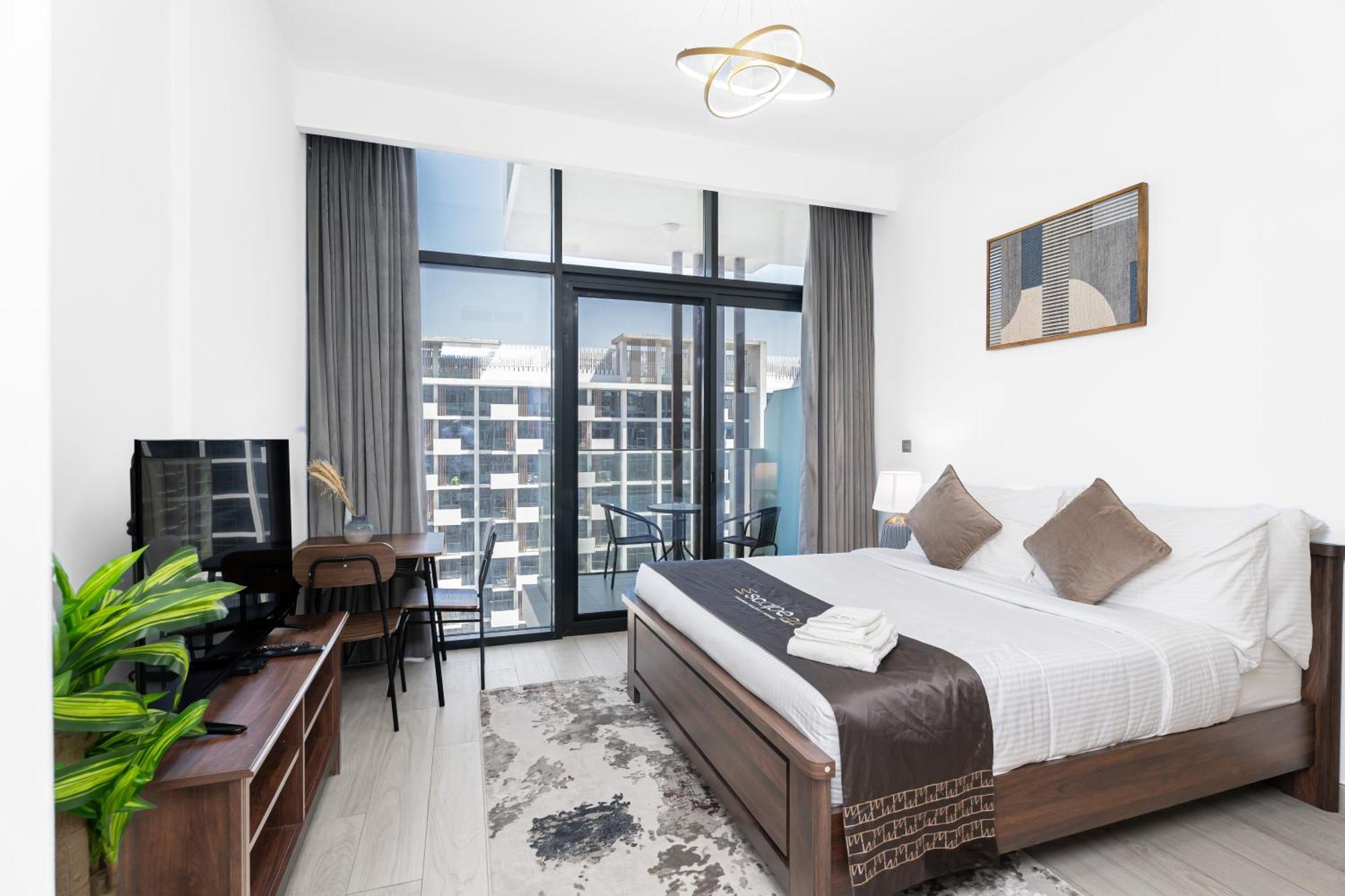 Escape24 Stylish Studio Azizi Riviera 8 Meydan One Dubai Exterior foto