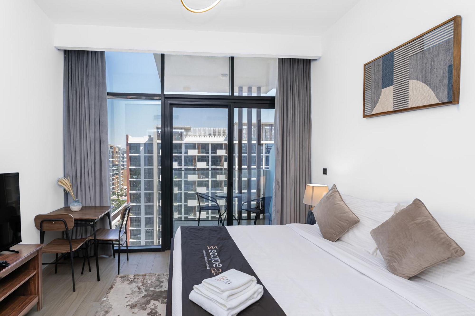 Escape24 Stylish Studio Azizi Riviera 8 Meydan One Dubai Exterior foto