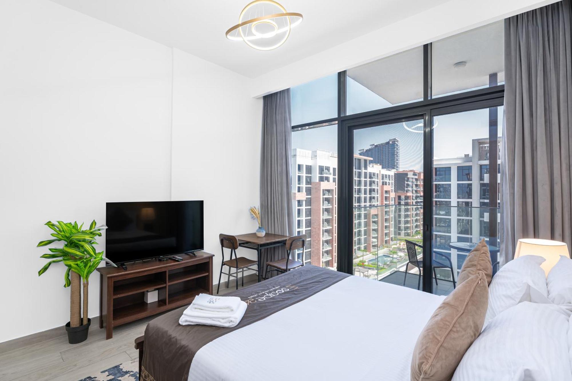 Escape24 Stylish Studio Azizi Riviera 8 Meydan One Dubai Exterior foto